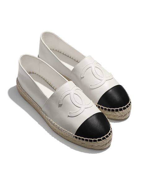 black and white chanel espadrilles|where to buy Chanel espadrilles.